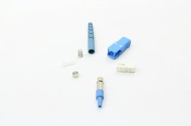 光纤连接器散件 SC光纤跳线接头散件 2.0PC光纤连接头散