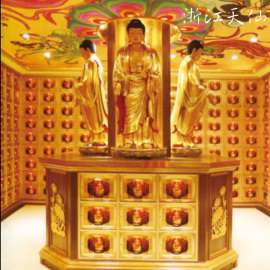台州 精致佛龛 骨灰盒存放架 牌位架 殡葬用品