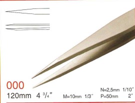 瑞士Rubis Sturdy,strong Pointed tweezers