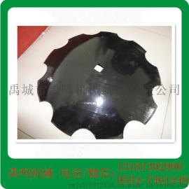 厂家65锰钢犁片耙片 农机配件缺口耙片圆盘犁片农业机械圆盘耙片