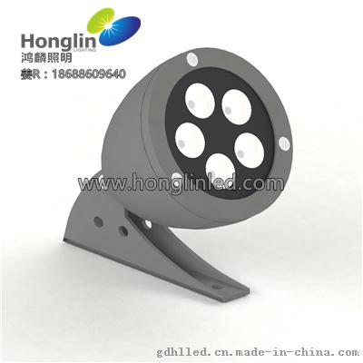 新款5W圆锥形投光灯_5W廊柱投射灯