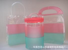 厂家专业订做PVC各种化妆袋 PVC按钮袋 PVC手挽袋 规格不限
