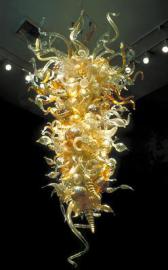 茶金色玻璃吊灯chihuly风格灯饰