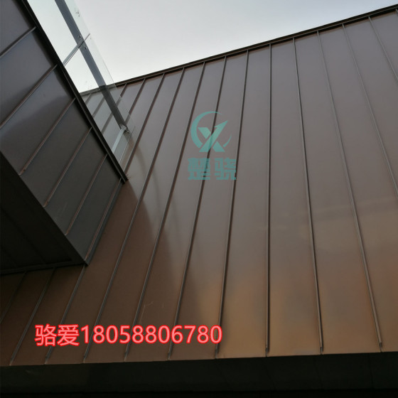 0.7mm25-330铝镁锰矮立边咬合板 厦门|泉州铝镁锰板生产安装厂家