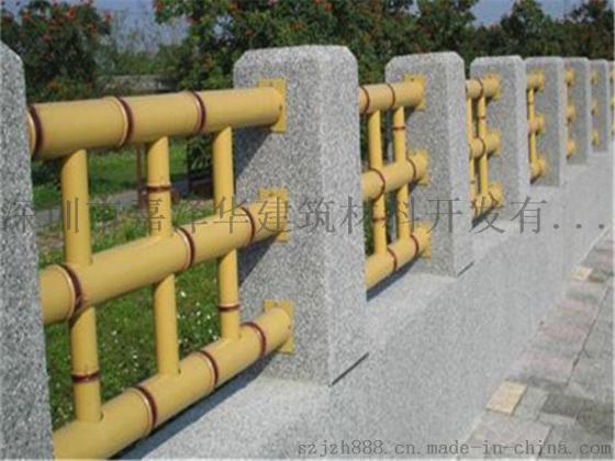 湖南长沙仿竹护栏厂家，水泥仿竹栏杆，不锈钢仿竹