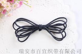 百宜 圆形打蜡鞋带细蜡绳 防水皮鞋鞋带 厂家直销批发