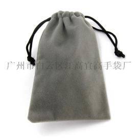 长期销售 刺绣绒布酒袋 抽绳绒布袋 酒袋 绒布酒袋定做