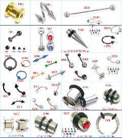人体穿刺饰品1.2MM 1.6MM