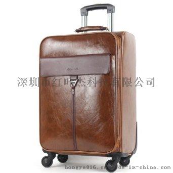 深圳红叶拉杆箱包专用革耐刮耐磨硅胶皮革