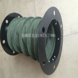 武汉耐磨涂层帆布软连接 防火玻纤布伸缩软连接 耐高温硅胶布软接头新品