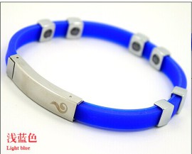 德利鑫 DLXZZ 泊莉恩抗疲劳防辐射手镯  时尚负离子运动能量手环 钛锗手链厂家