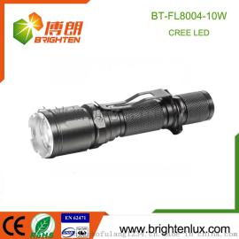 福朗厂家直销强光10W CREE T6手电筒18650充电锂电池铝合金手电筒