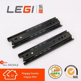 6寸迷你小滑轨（250mm超短钢珠抽屉滑轨）展示柜用走珠轨道