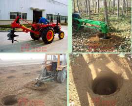 【植树挖坑机，挖穴机，地钻机】直径80公分深80公公，高效省事