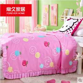 【儿童蚕丝被批发】常久家居100%桑蚕长丝纯棉印花空调夏被
