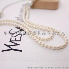 东莞盛意饰品2015秋冬新款韩版长款项链水钻毛衣链来图来样订做
