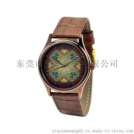 JUST2YOU手工定制文艺复古花纹图案腕JUST2YOU手工定制文艺复古花纹图案腕表个性中性情侣男女手表包邮表个性中性情侣男女手表包邮