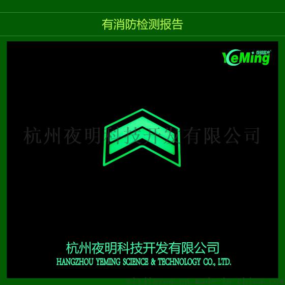 地面疏散装修消防指示标志 夜光地铁 发光地铁蓄光标识
