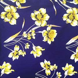 80s/1丝光棉印花布 服装面料