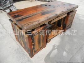 船木电脑桌 船木办公台 船木办公桌 船木大班台