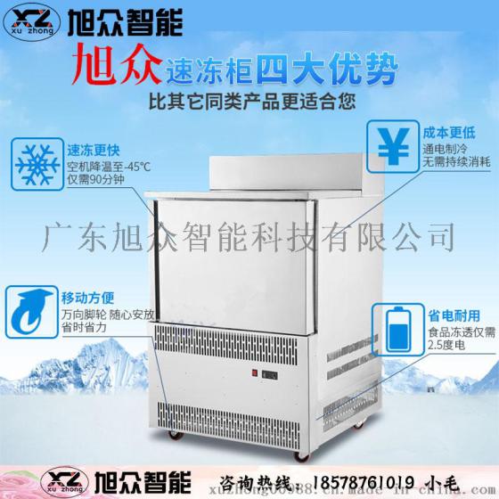 旭众XZ-5P速冻柜5盘-45度海鲜食品冷藏柜