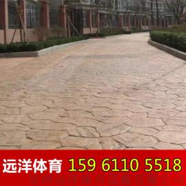 环氧地坪施工 楼道长廊艺术压花地坪材料 耐磨环保材料浙江