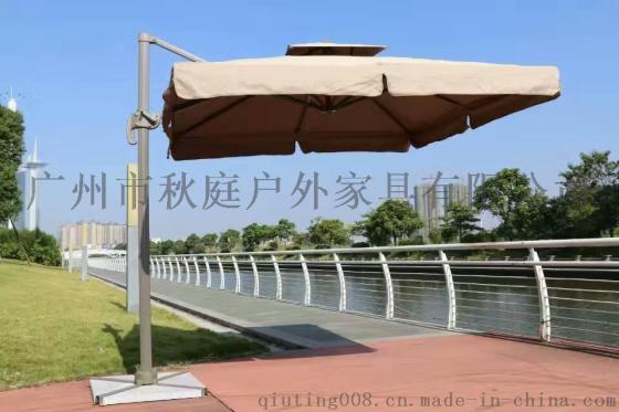 户外街道遮阳伞图片 生产 木中柱伞 景观遮阳伞报价