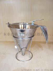 不锈钢糖浆漏斗（带滤嘴）