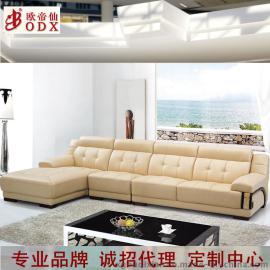 顺德乐从家具厂厂家直销休闲真皮沙发 热销款