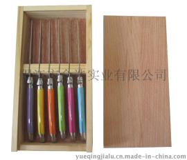 高档木盒牛排刀叉套装  出口牛扒刀叉 KA0042 牛扒刀叉两件套