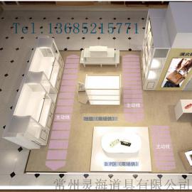 男女箱包展柜 精品箱包货架 常州展柜厂家