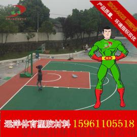 13mm塑胶跑道 篮球场 运动地胶 常州厂家施工