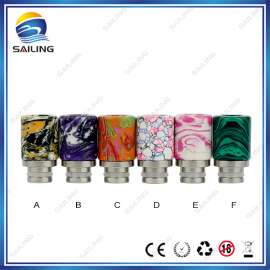 saiingf电子烟烟嘴 drip tips 市场热销滴嘴 510接口  金属松石3#烟嘴