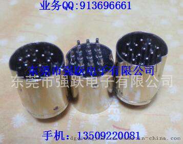 医疗器械连接器，母座大DIN13PIN母，大DIN13PIN