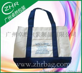 【卓然包装】手提车到底帆布购物袋 外贸手提帆布袋 肩带加长全棉帆布袋