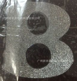 新款字母水钻背胶烫钻环保鱼子酱珠子双尖水钻图案T恤服装烫网钻