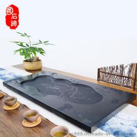 石谛乌金石茶盘 SD-B023（茶马古道）