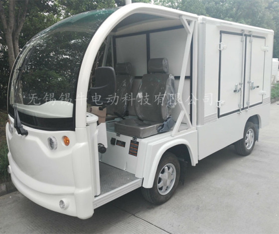镇江扬州2座电动餐车，校园四轮保温送餐车，电厂不锈钢餐车