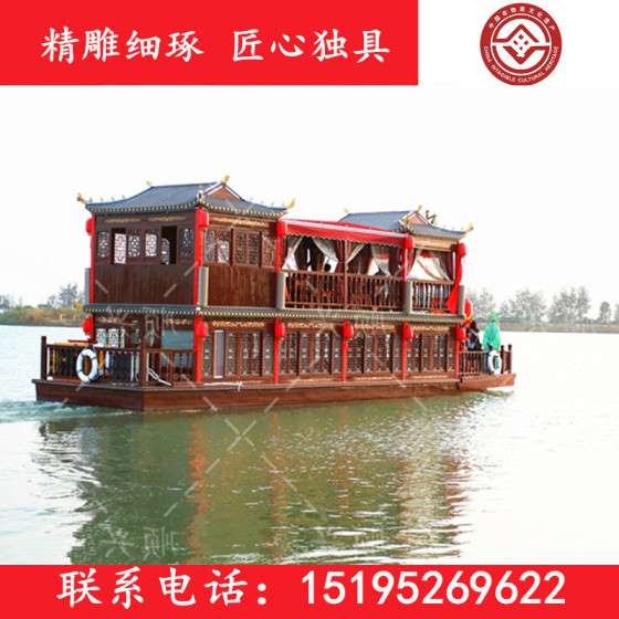 北京顺兴木船厂画舫船制作信誉保证