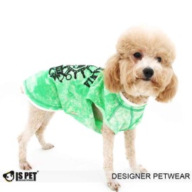 ISPET2014春夏宠物狗衣服全棉T恤无袖T恤扎染法国斗牛衣服TS0008