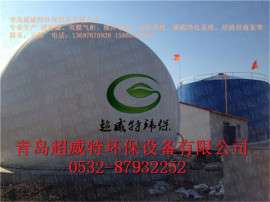 炼化冶金领域低压气体储存沼气工程专用双膜气柜