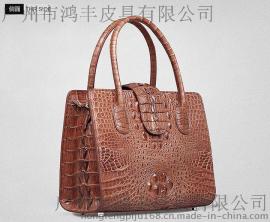 gzRH鸿丰皮具真野生泰国鳄鱼皮包定制