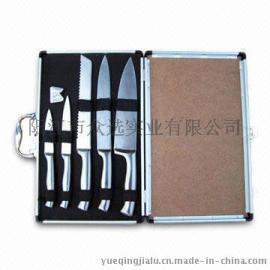 热销产品 KH0019 优质不锈钢 空心柄  厨房套刀6件套  厨房用具