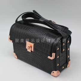 单肩挎包 皮革手提包 高档包包设计定制批发