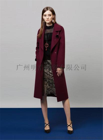 双面羊绒大衣女装折扣店免费加盟找广州明浩