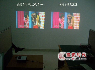 LED微型投影机最热门PK 酷乐视X1+对决丽讯Q2