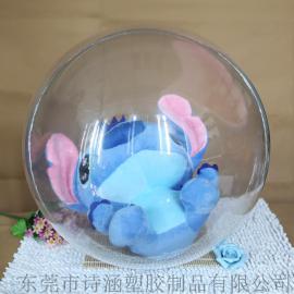 【独家生产】40CM直径 高透明 PS塑料球 空心开合球 加厚硬质