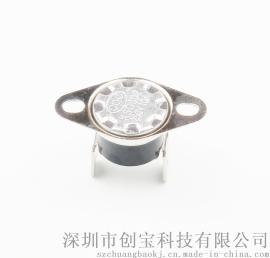 上海突跳式KSD-301/302弯脚平活环35度常开温度开关直销