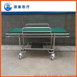 盛康供应-304不锈钢担架车四小轮担架转运车升降担架车