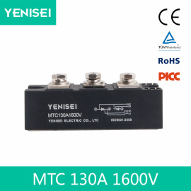 叶尼塞 国际标准分装紫铜底板绝缘 MTC130A 1600V普通晶闸管模块